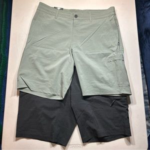 LOT OF 2 O’Neill Men’s Hyperdry Light Weight Crossover Stretch Shorts Size 34